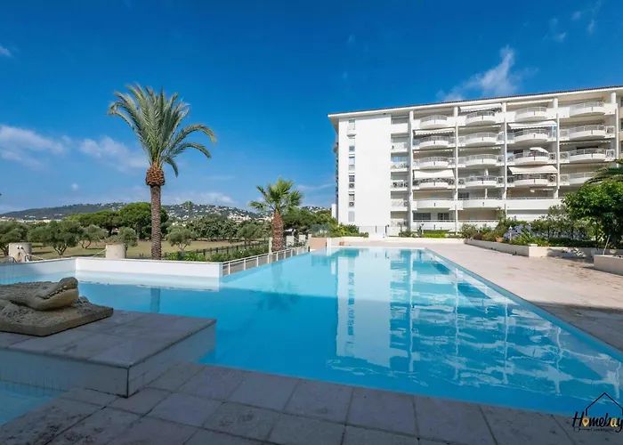 Apartment T2 Bord De Mer & Piscine - Vue Parc Exflora Antibes