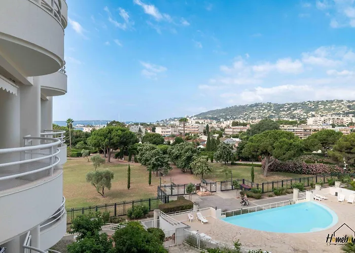 T2 Bord De Mer & Piscine - Vue Parc Exflora شقة